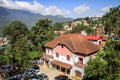 The beautiful houses of sapa, Lao Cai, Vietnam Royalty Free Stock Photo